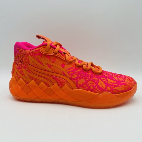 Puma MB.01 \'Mash Up\' Orange Pink Sneaker 312855 01 Men Size 11.5 Shoe New main image 8